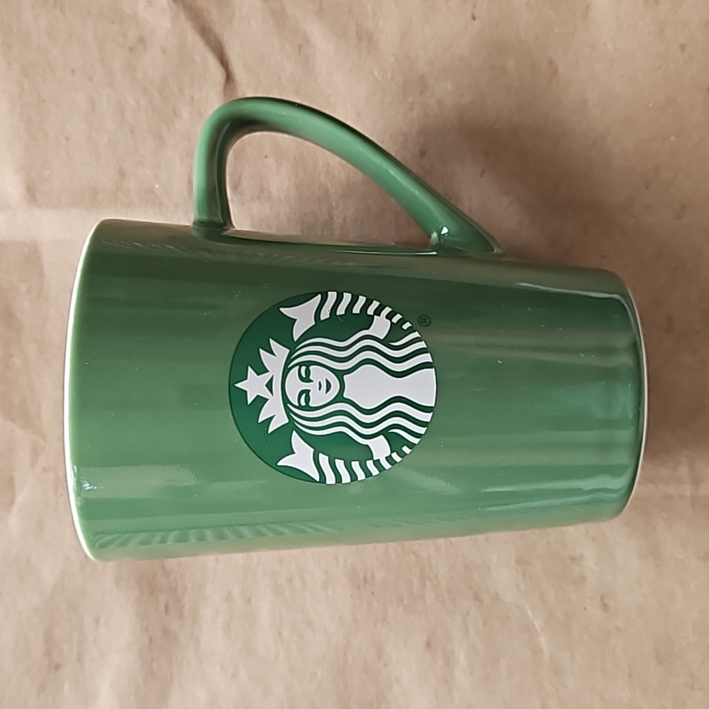 Starbucks Green Ceramic Mug